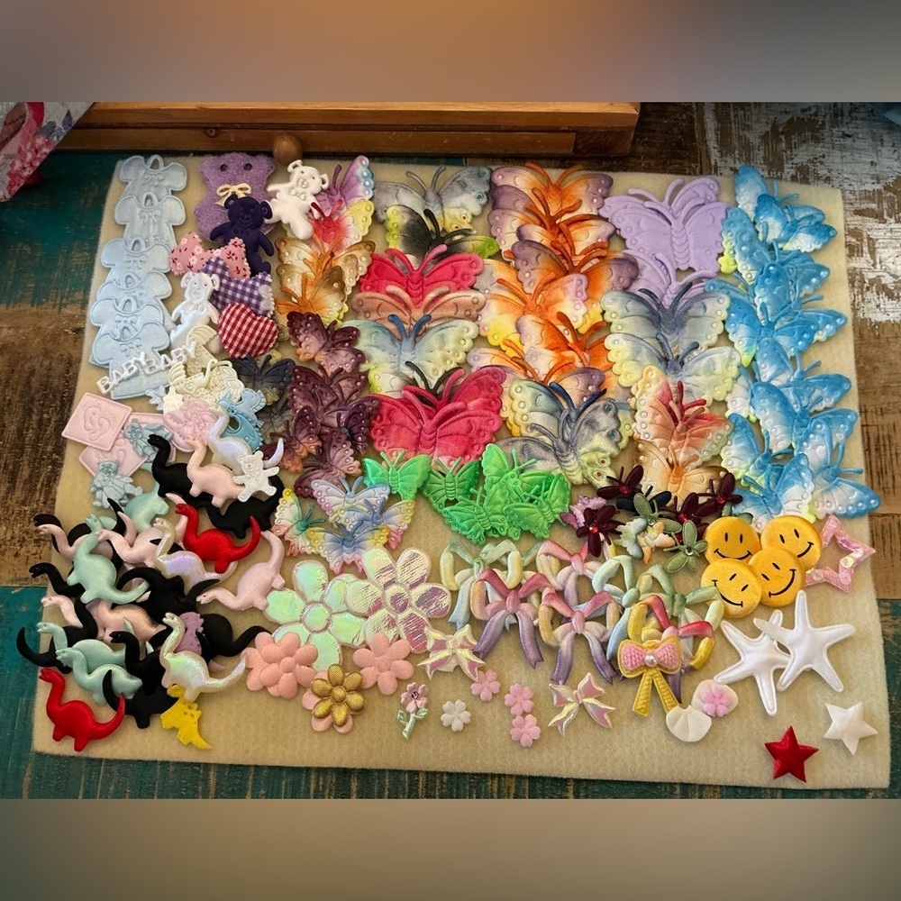 Colorful Butterfly and Animal collection, perfect for crafting or scrapbooking.